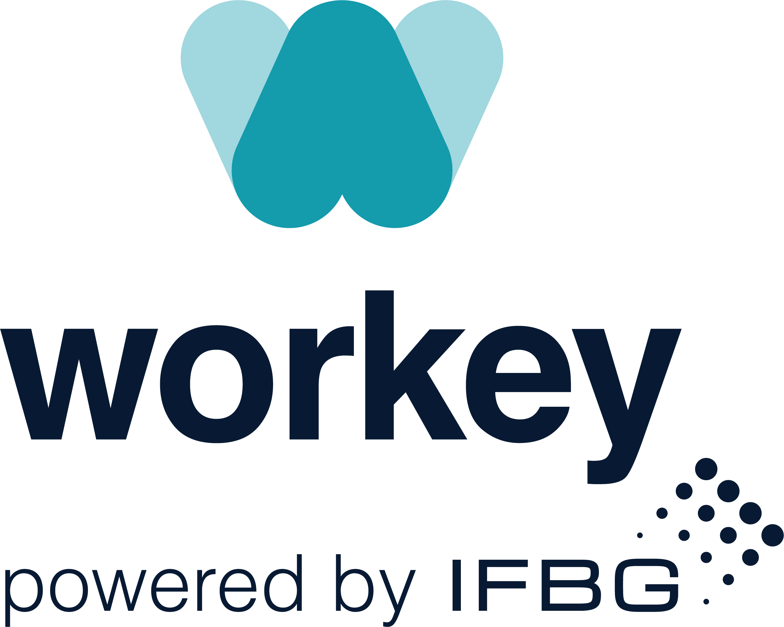 workey Logo mit Schriftzug untereinander farbig
